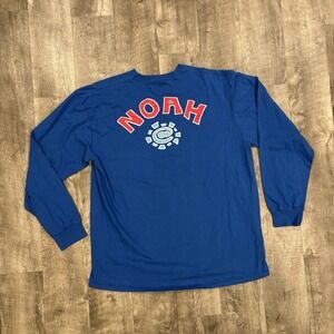 Noah NYC T Shirt Men's 2XL Long Sleeve Blue Skate Grunge Y2K Always Do